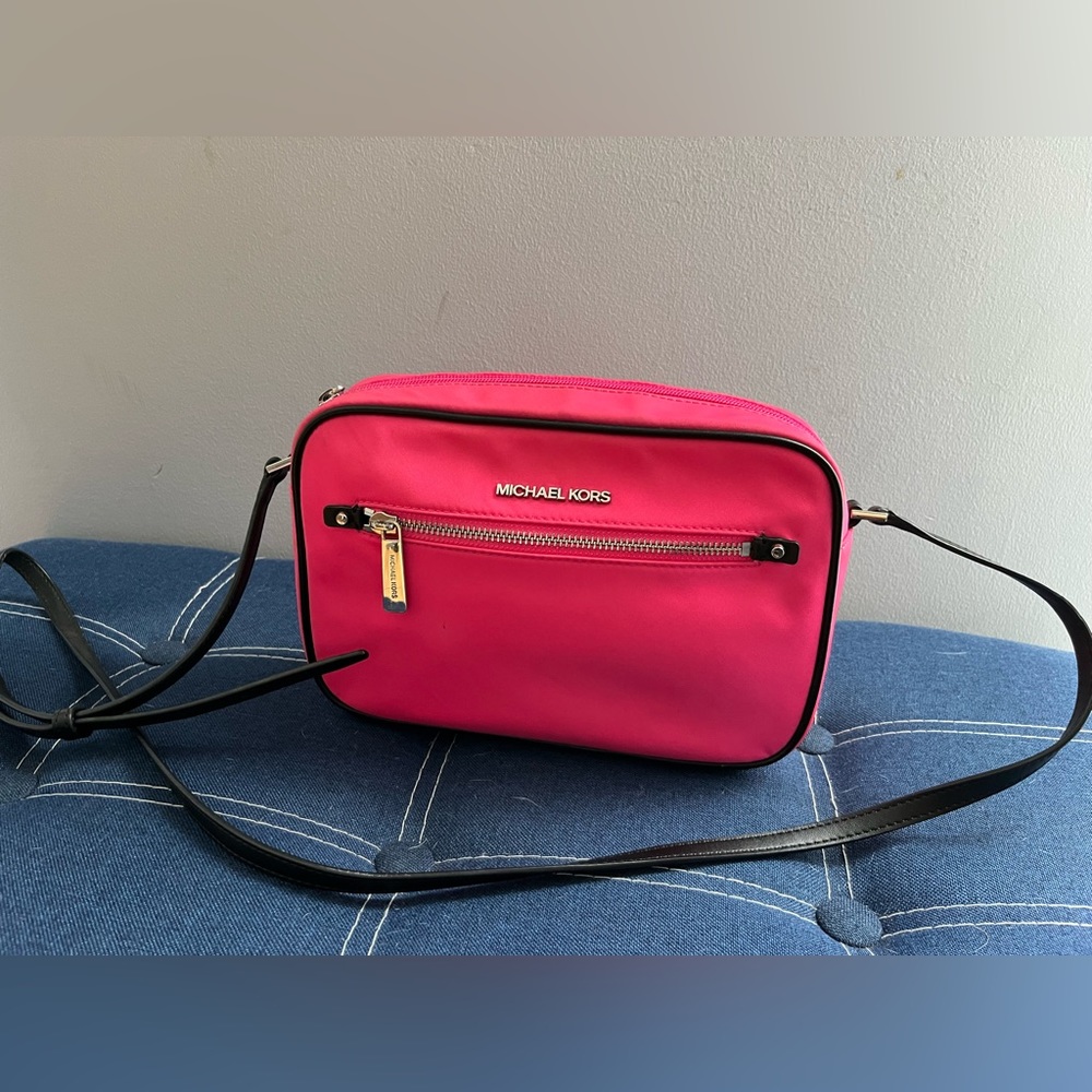 Michael Kors canvas crossbody